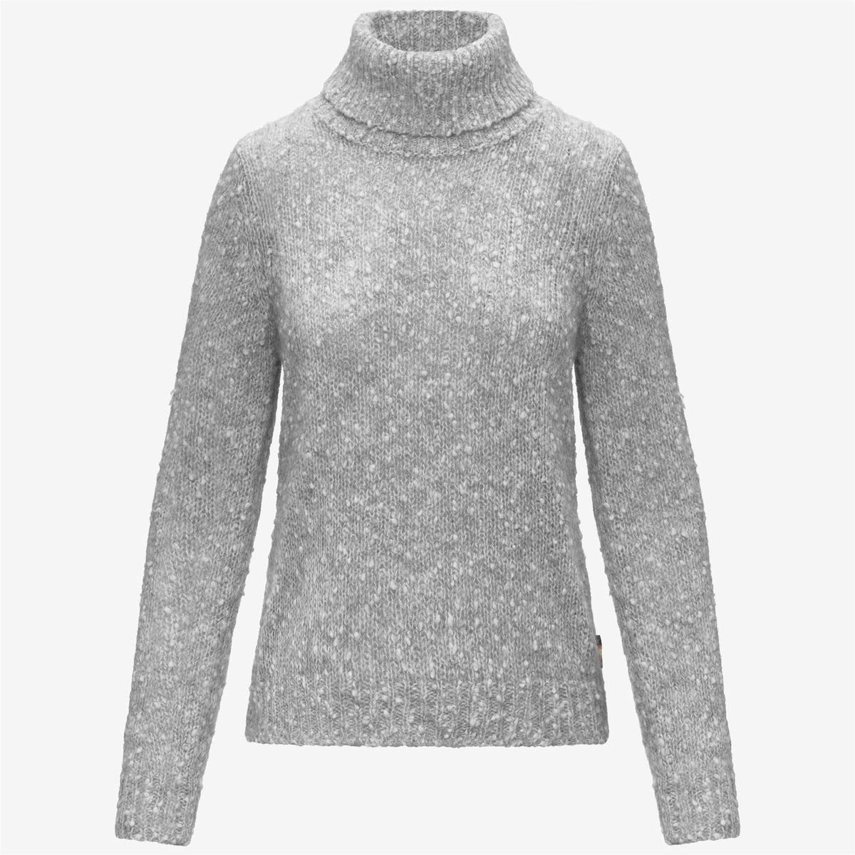 Knitwear_Woman_CORINE COCCOLA YARN_Pull Over_GREY - WHITE - Commercial 7