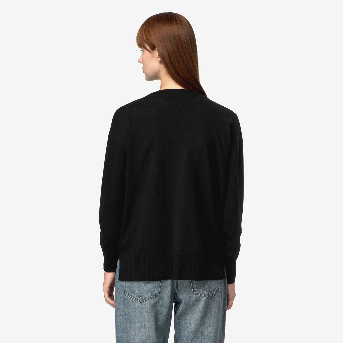 Knitwear_Woman_MINT WOOL SILK CASHMERE_Cardigan_Black Pure - Commercial 6