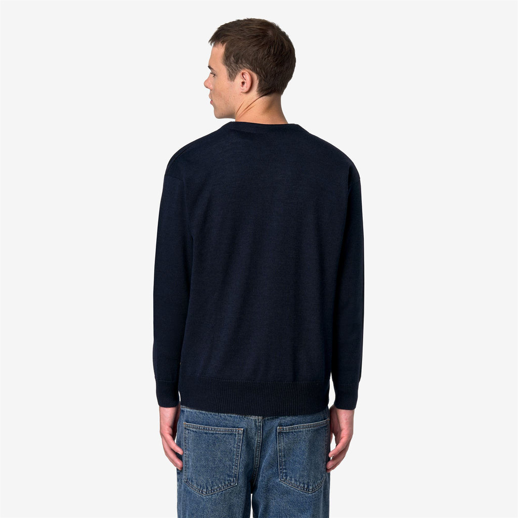 Knitwear_Man_ALINOS WOOL SILK CASHMERE_Cardigan_Blue Depth - Commercial 6