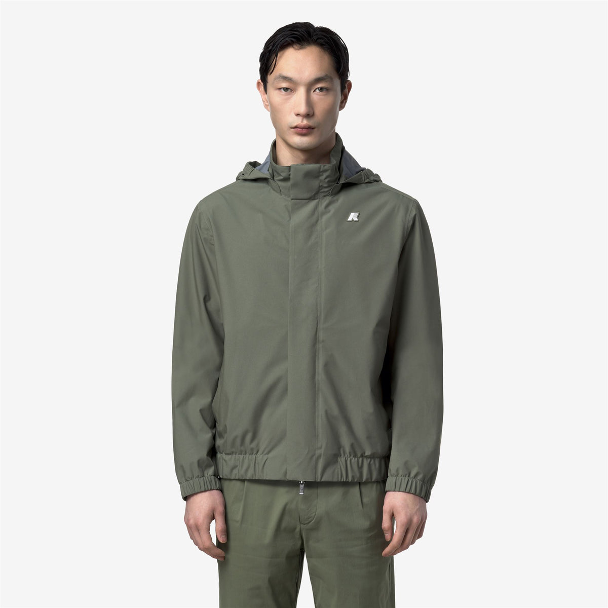 Jackets_Man_AURENE STRETCH 2L_Short_Green Lichen - Commercial 4