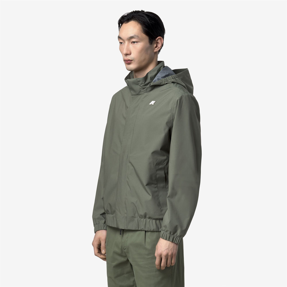 Jackets_Man_AURENE STRETCH 2L_Short_Green Lichen - Commercial 5