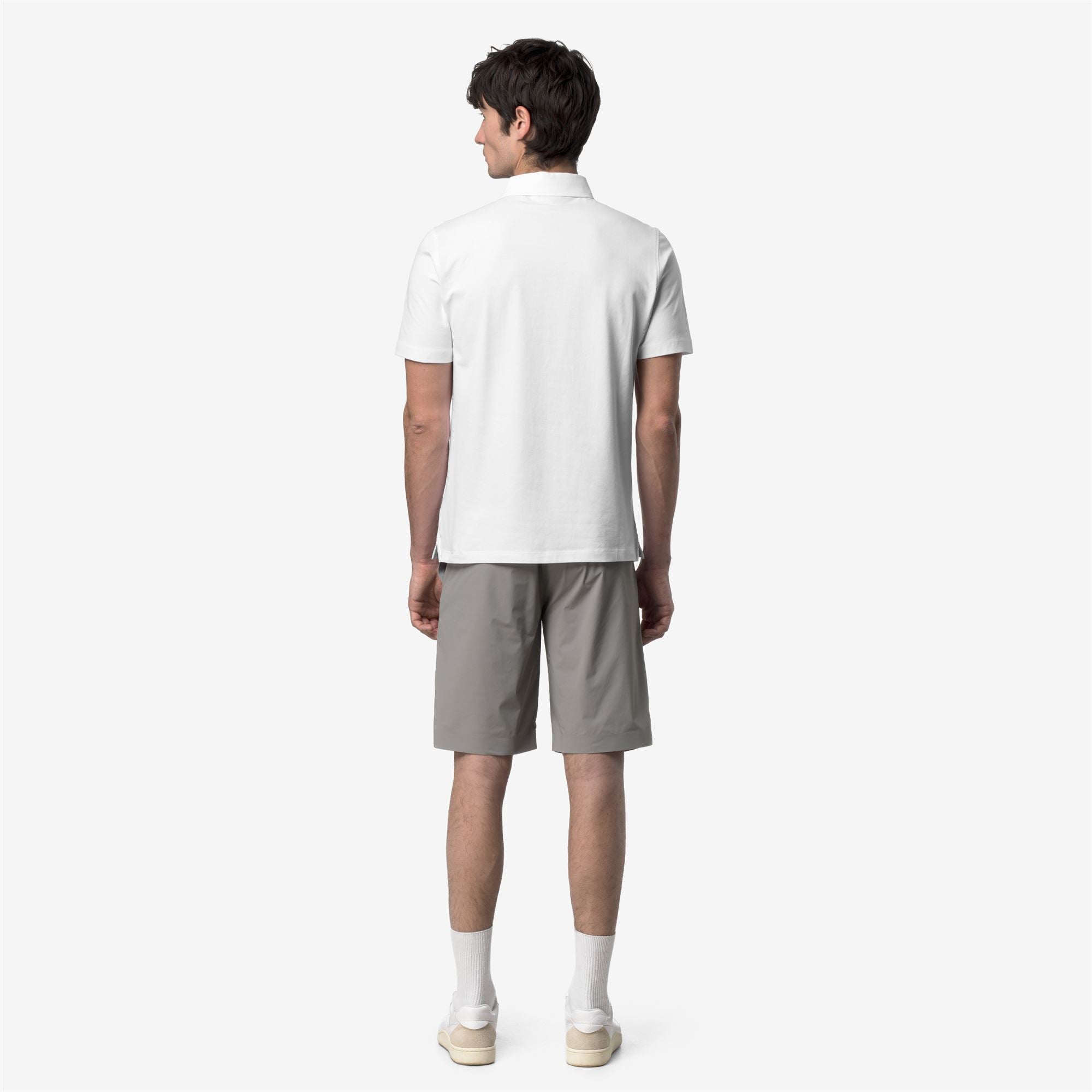Polo Shirts_Man_VANOINE LIGHT STRETCH JERSEY_Polo_White - White - Commercial 6
