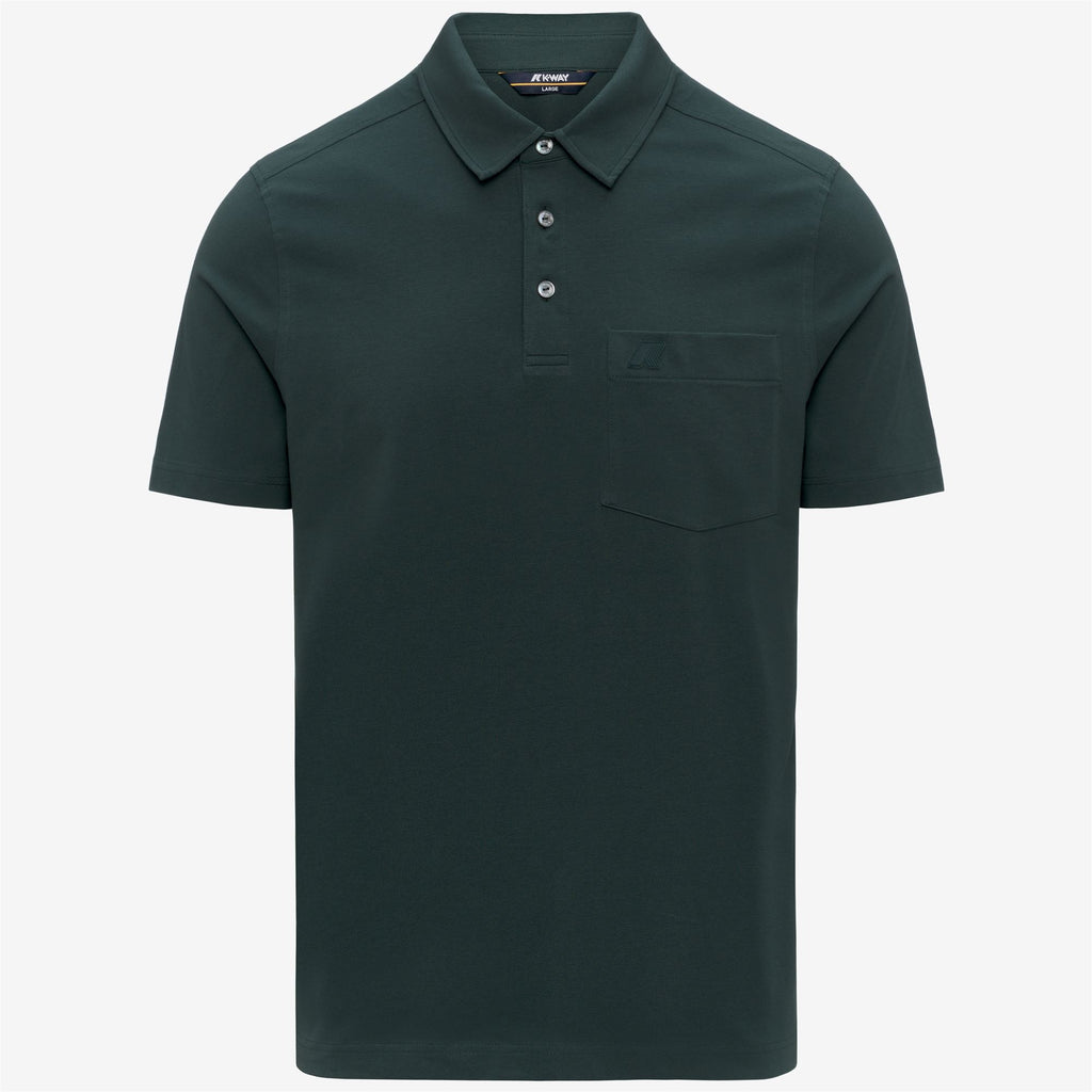 Polo Shirts_Man_VANOINE LIGHT STRETCH JERSEY_Polo_Green Dk Jungle - Commercial 1