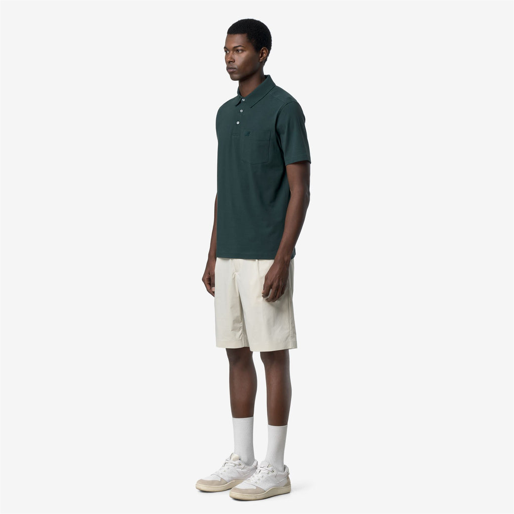 Polo Shirts_Man_VANOINE LIGHT STRETCH JERSEY_Polo_Green Dk Jungle - Commercial 5