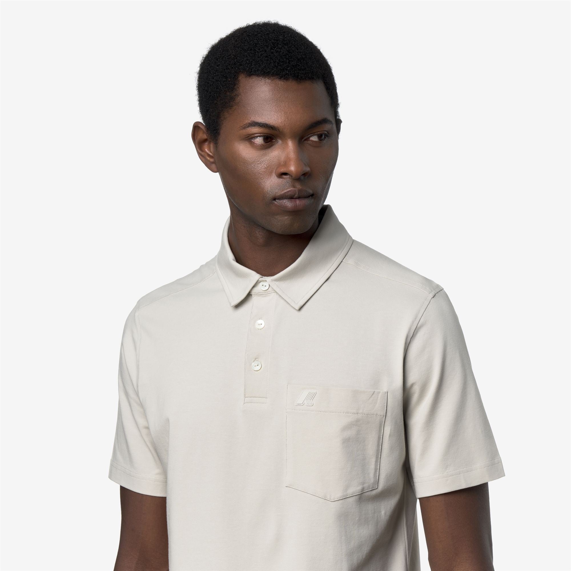 Polo Shirts_Man_VANOINE LIGHT STRETCH JERSEY_Polo_BEIGE LT - Commercial 7