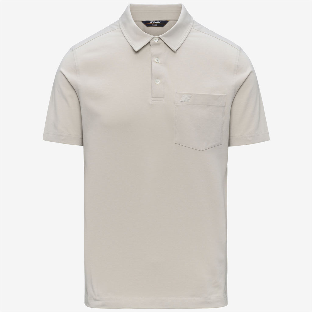 Polo Shirts_Man_VANOINE LIGHT STRETCH JERSEY_Polo_BEIGE LT - Commercial 1