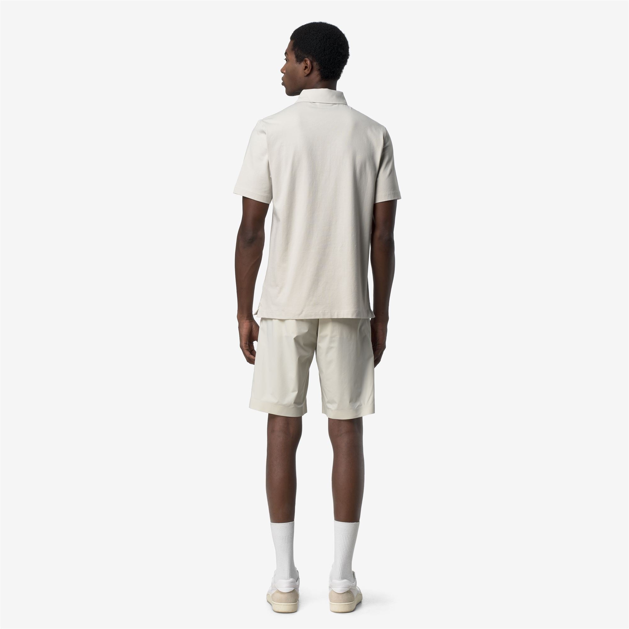 Polo Shirts_Man_VANOINE LIGHT STRETCH JERSEY_Polo_BEIGE LT - Commercial 6