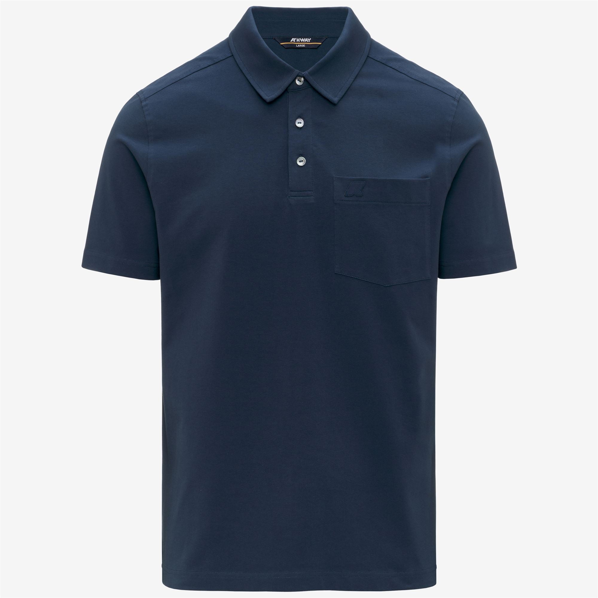 Polo Shirts_Man_VANOINE LIGHT STRETCH JERSEY_Polo_Blue Insignia - Commercial 1