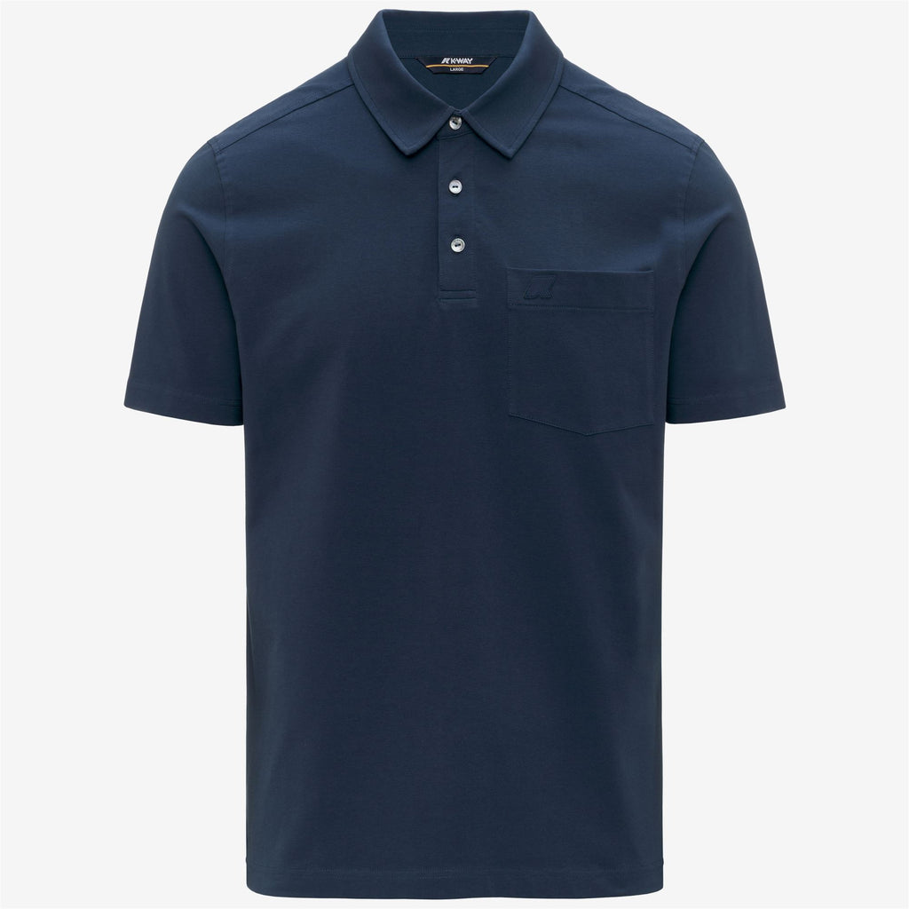 Polo Shirts_Man_VANOINE LIGHT STRETCH JERSEY_Polo_Blue Insignia - Commercial 1