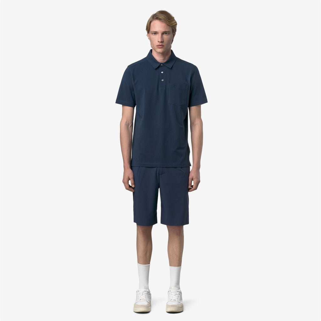 Polo Shirts_Man_VANOINE LIGHT STRETCH JERSEY_Polo_Blue Insignia - Commercial 4