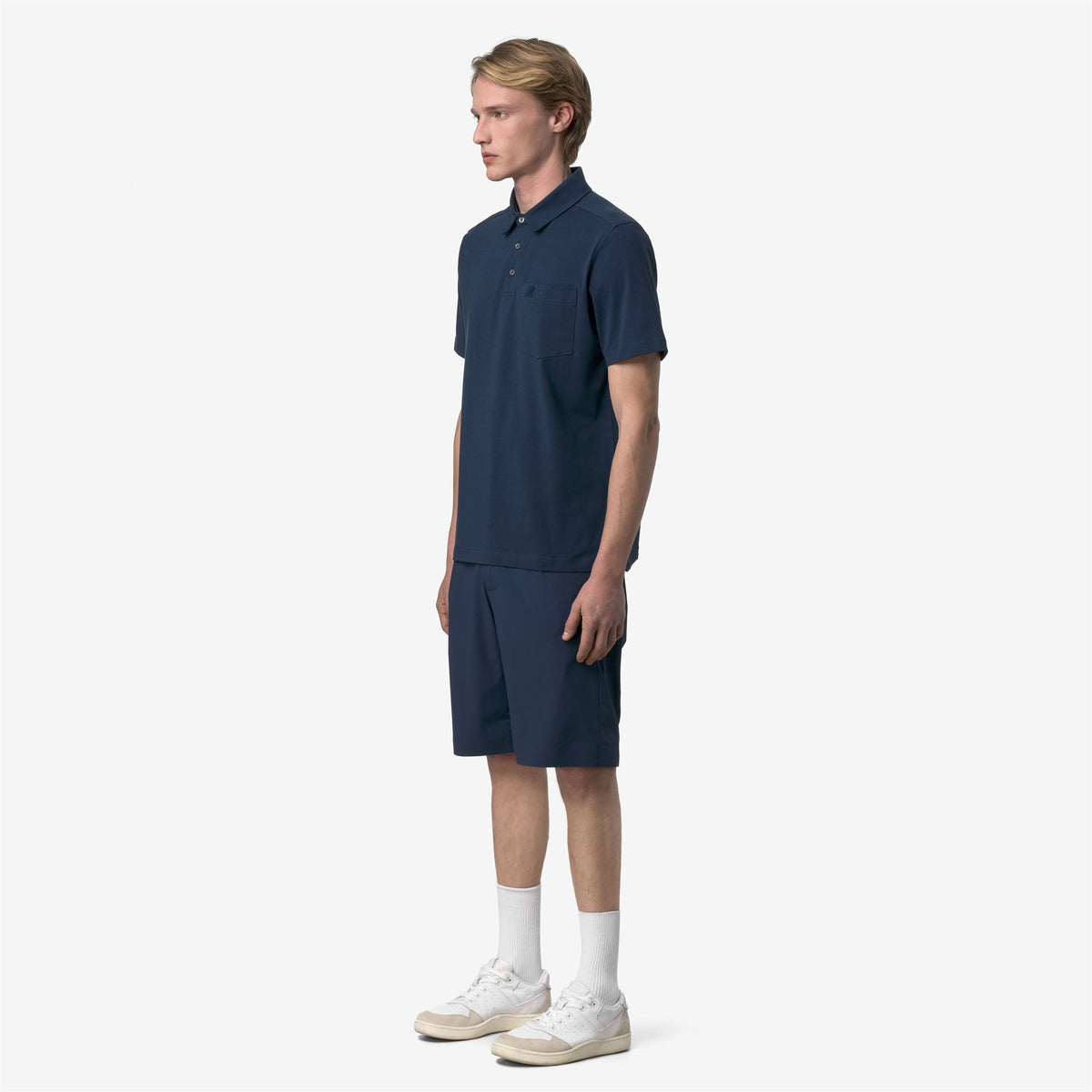 Polo Shirts_Man_VANOINE LIGHT STRETCH JERSEY_Polo_Blue Insignia - Commercial 5