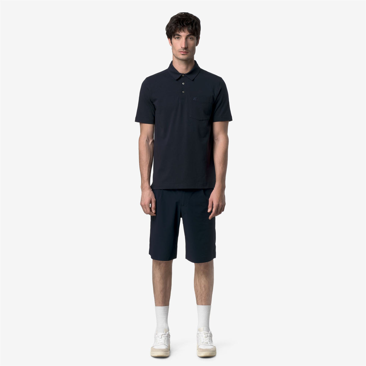Polo Shirts_Man_VANOINE LIGHT STRETCH JERSEY_Polo_Blue Depth - Commercial 4