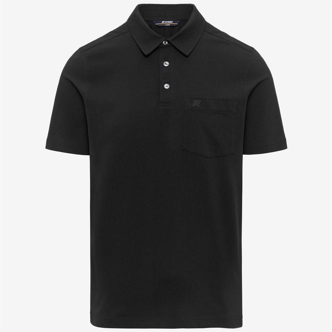 VANOINE LIGHT STRETCH JERSEY Polo Shirt Polo Uomo Black Pure-Black Pure main