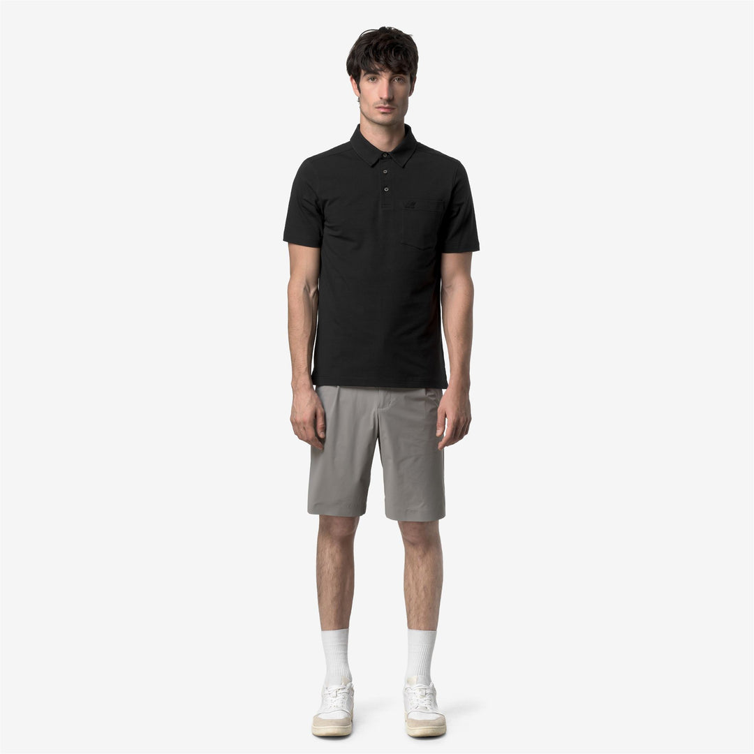 VANOINE LIGHT STRETCH JERSEY Polo Shirts Polo Man Black Pure-Black Pure 01