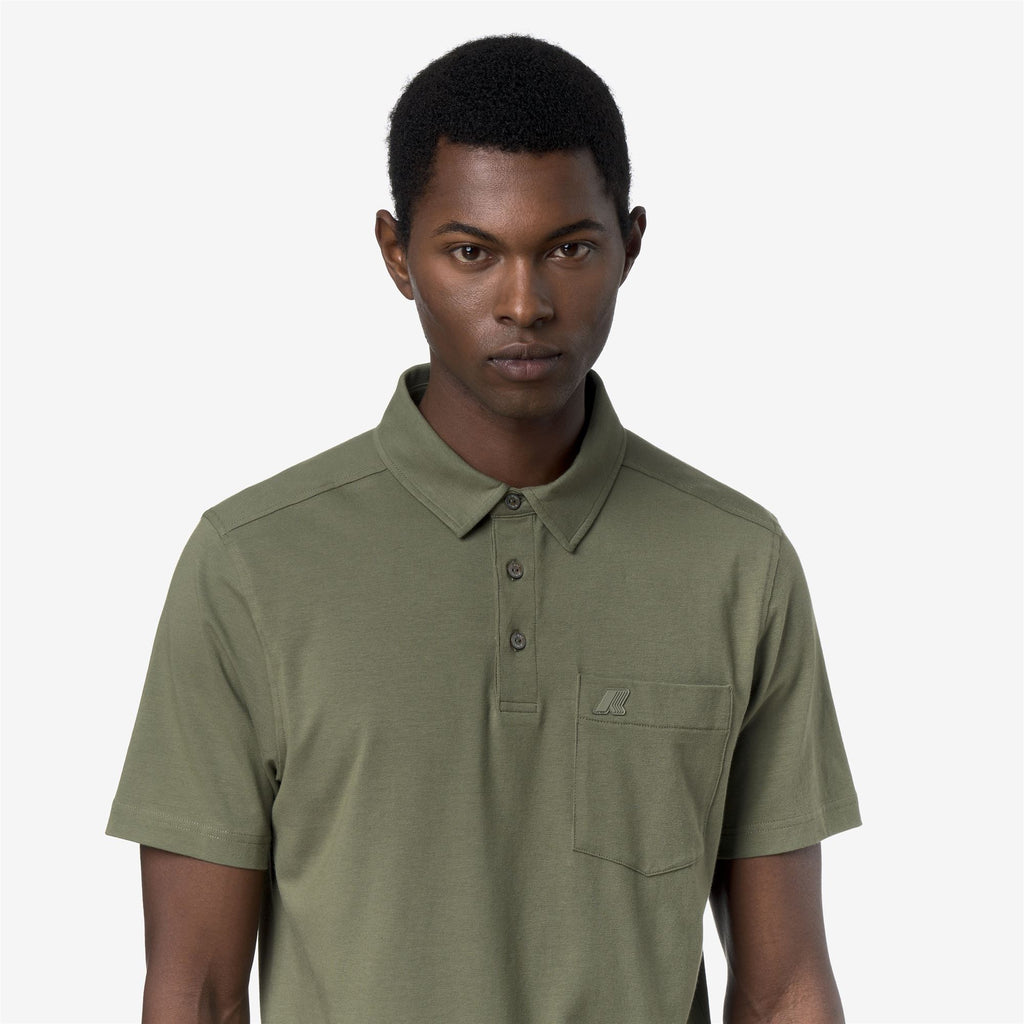 Polo Shirts_Man_VANOINE LIGHT STRETCH JERSEY_Polo_Green Lichen - Commercial 7
