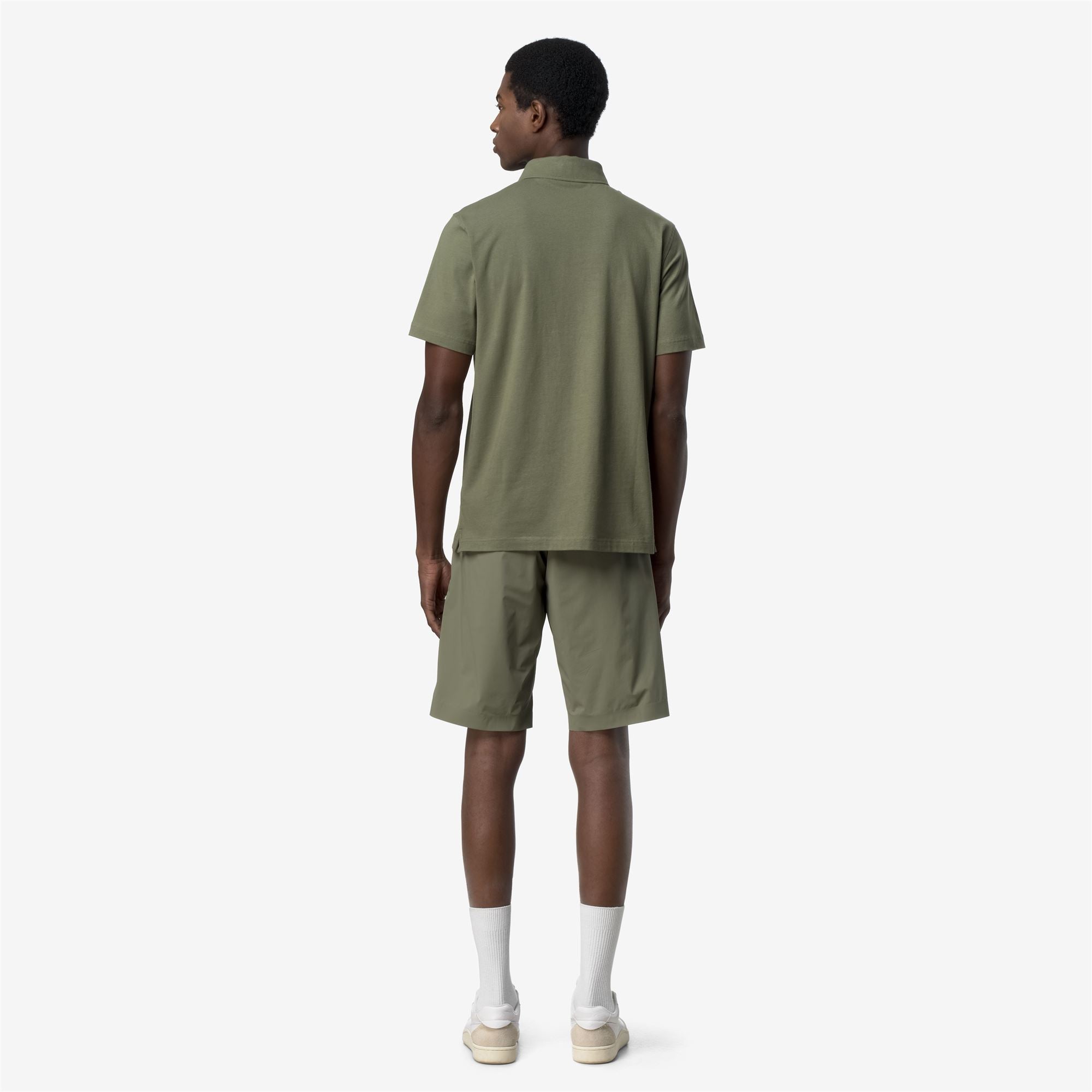 Polo Shirts_Man_VANOINE LIGHT STRETCH JERSEY_Polo_Green Lichen - Commercial 6