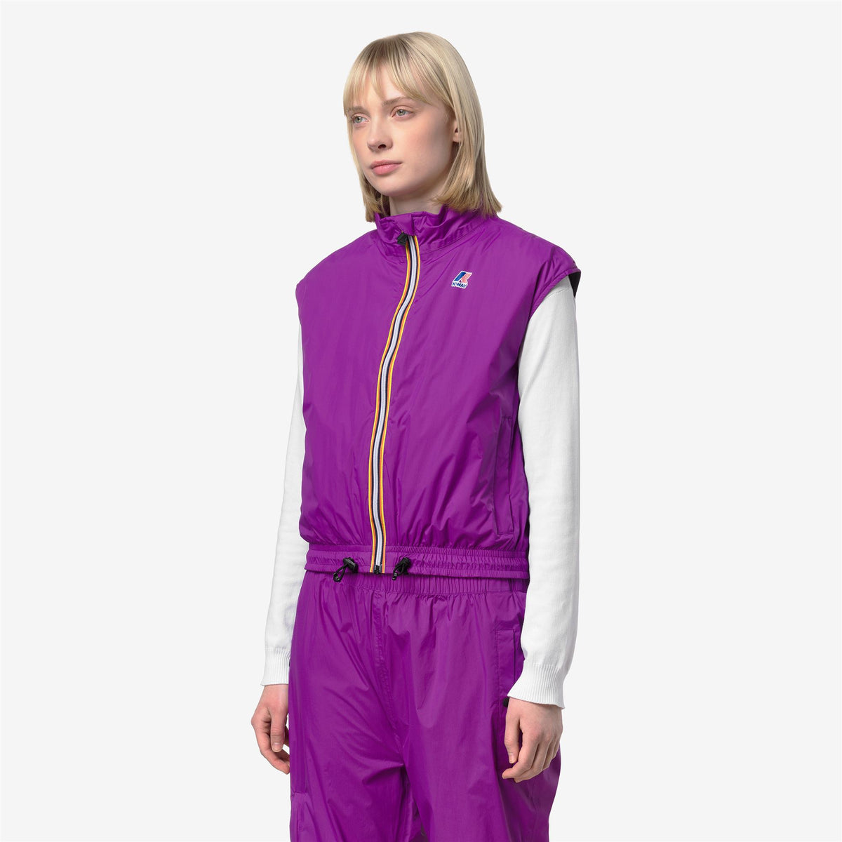 Jackets_WOMAN_LE VRAI 4.0 CARINE WARM_Vest_Violet - Commercial 5