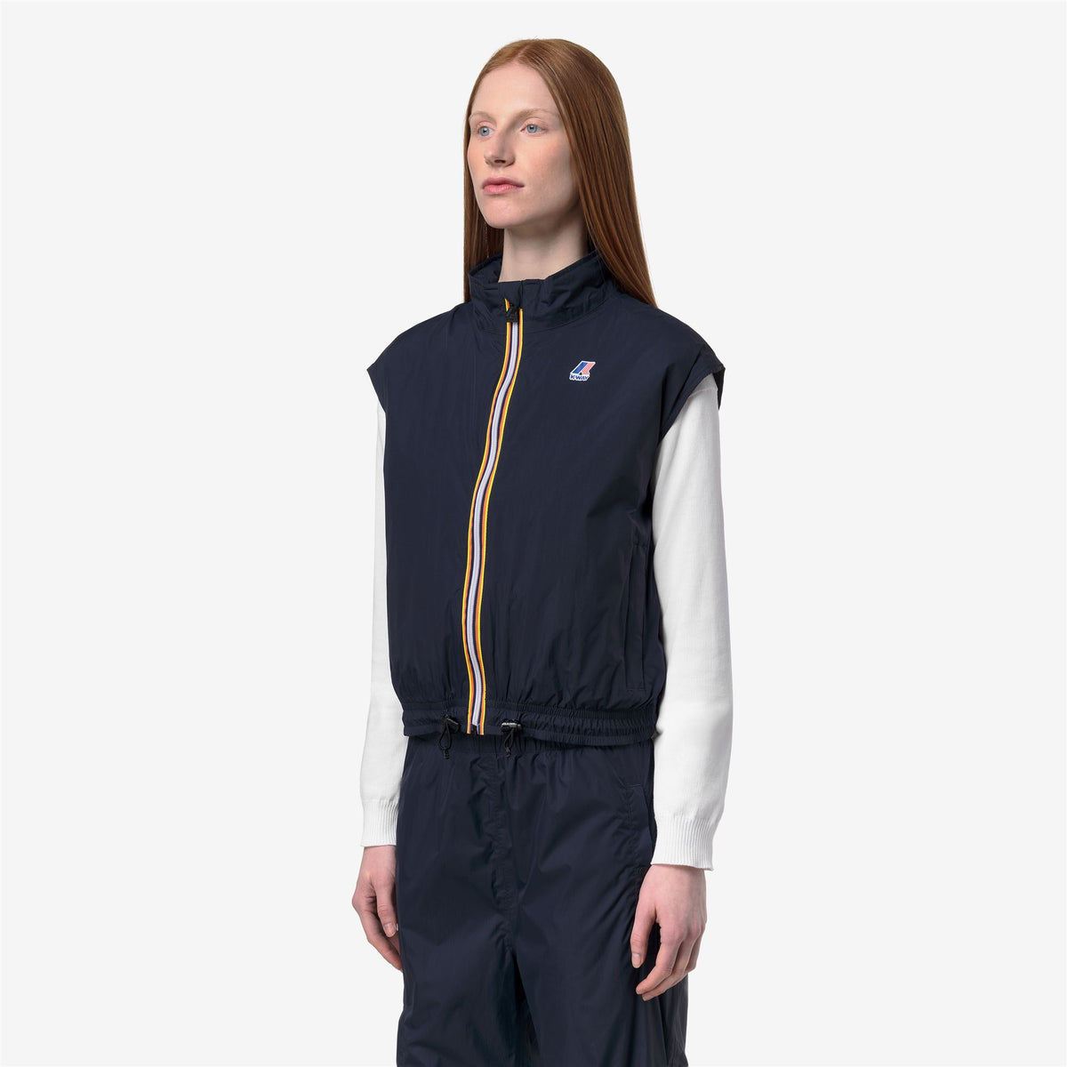 Jackets_WOMAN_LE VRAI 4.0 CARINE WARM_Vest_Blue Depth - Commercial 5