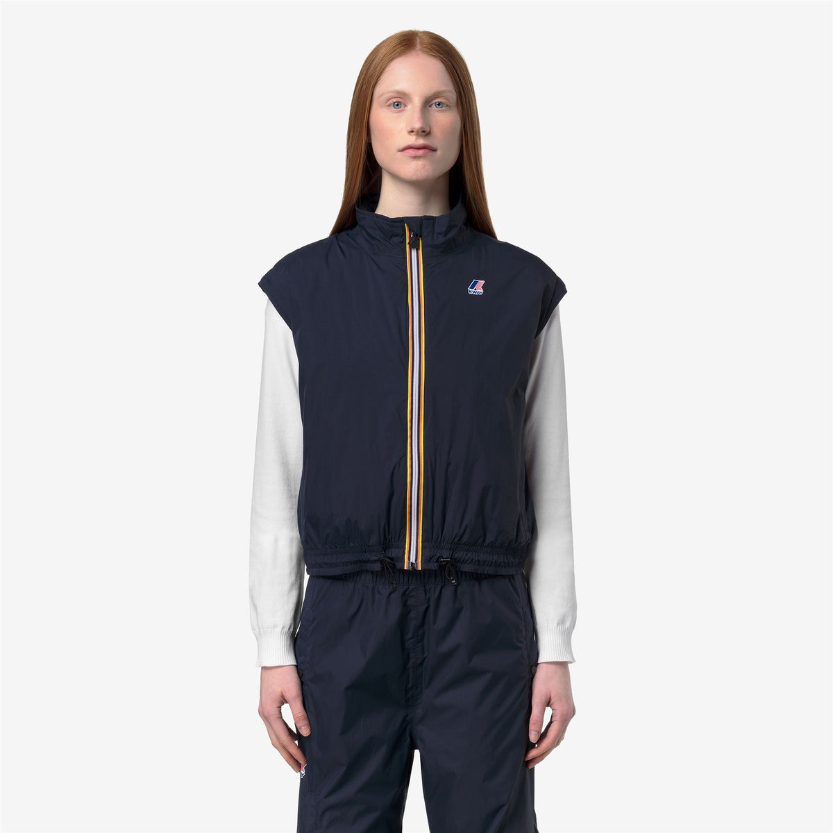 Jackets_WOMAN_LE VRAI 4.0 CARINE WARM_Vest_Blue Depth - Commercial 4
