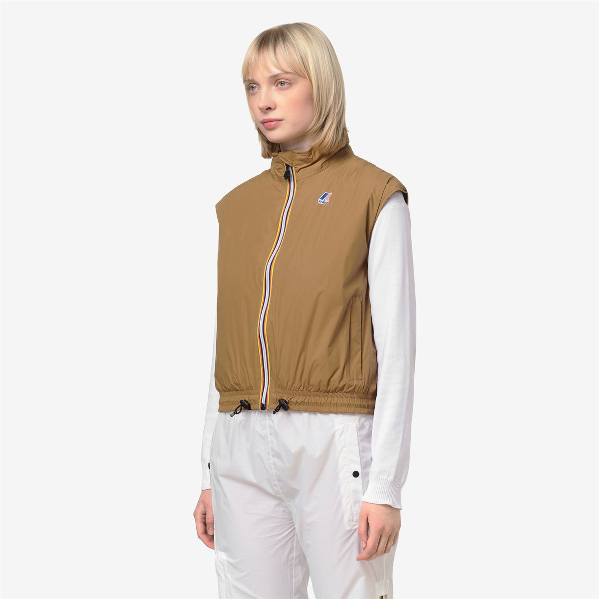 Jackets_WOMAN_LE VRAI 4.0 CARINE WARM_Vest_Brown Bistre - Commercial 5