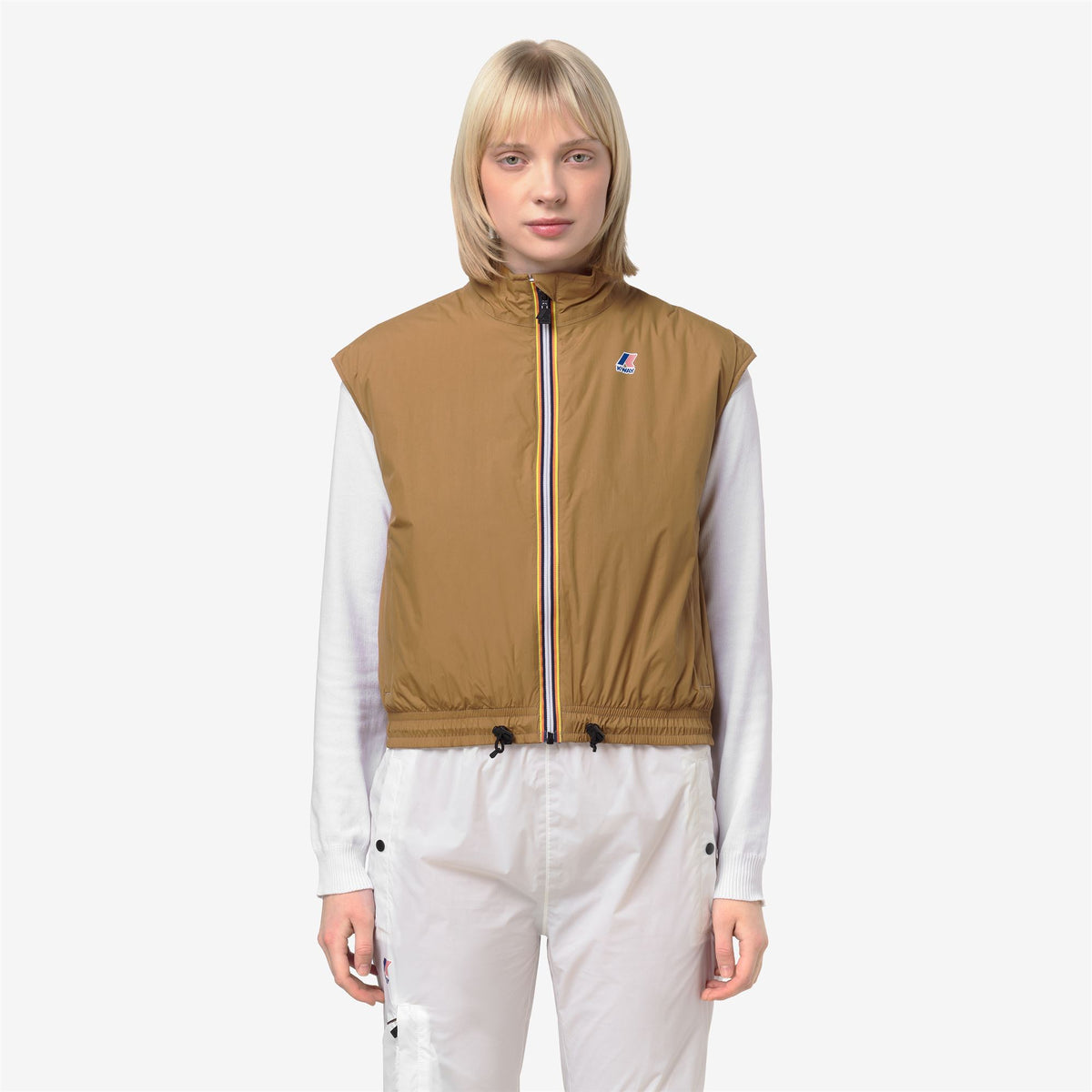 Jackets_WOMAN_LE VRAI 4.0 CARINE WARM_Vest_Brown Bistre - Commercial 4