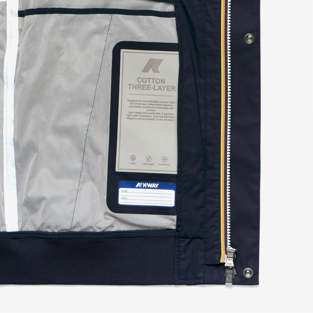 Jackets_Man_ARSENE COTTON 3LAYERS_Short_Blue Depth - Commercial 2