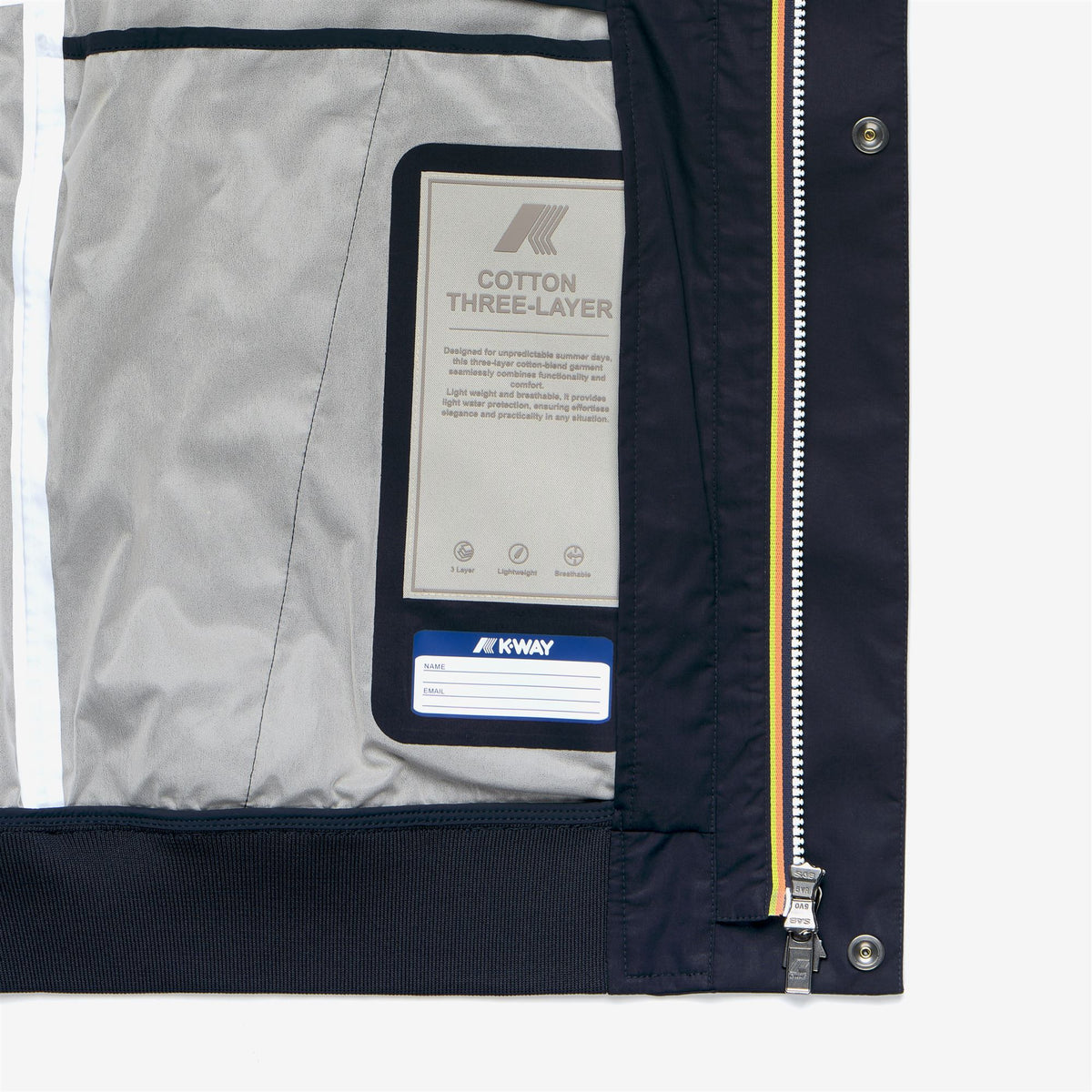 Jackets_Man_ARSENE COTTON 3LAYERS_Short_Blue Depth - Commercial 2
