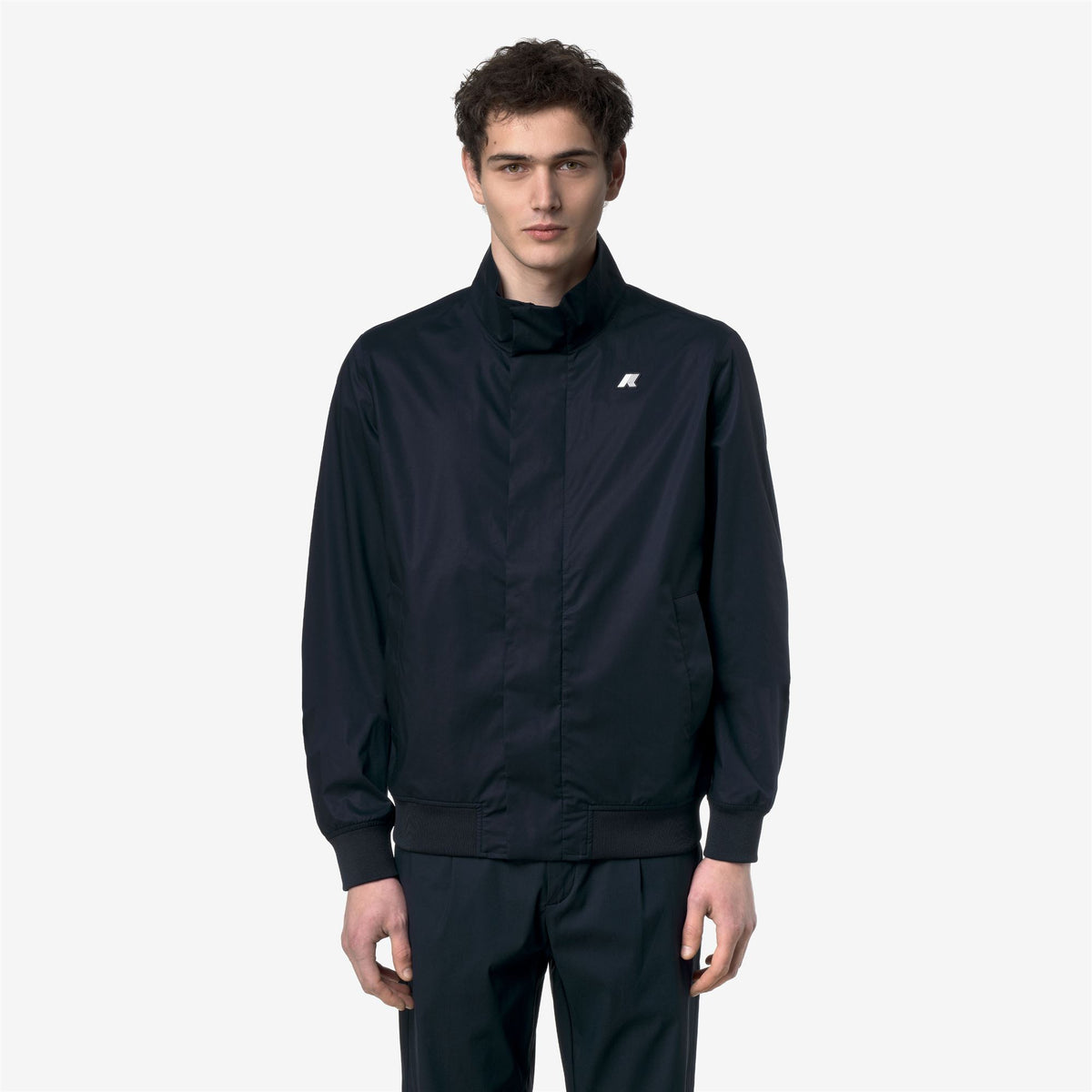 Jackets_Man_ARSENE COTTON 3LAYERS_Short_Blue Depth - Commercial 4