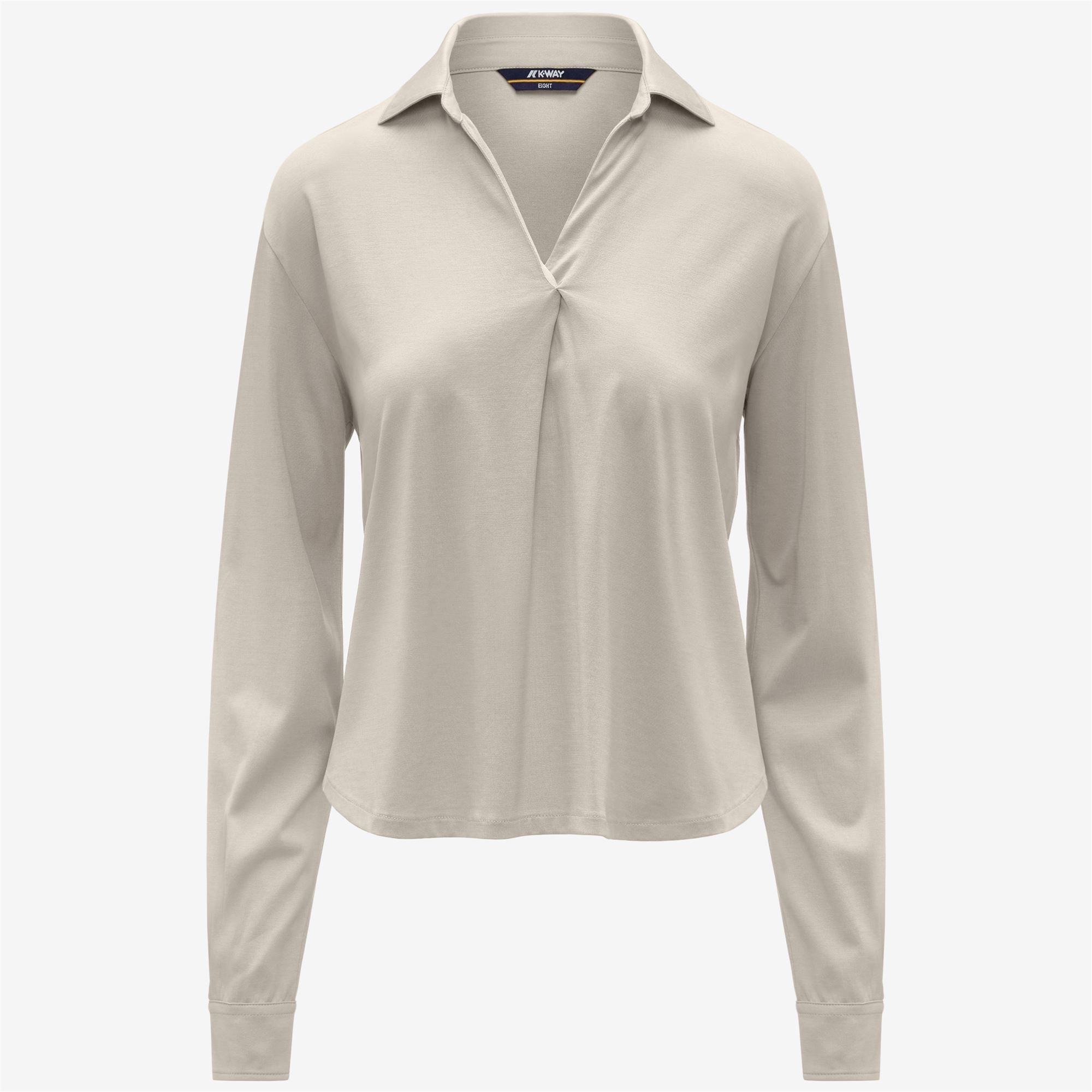 Shirts_Woman_GRENERIE COTTON SILK_Classic_BEIGE LT - Commercial 1