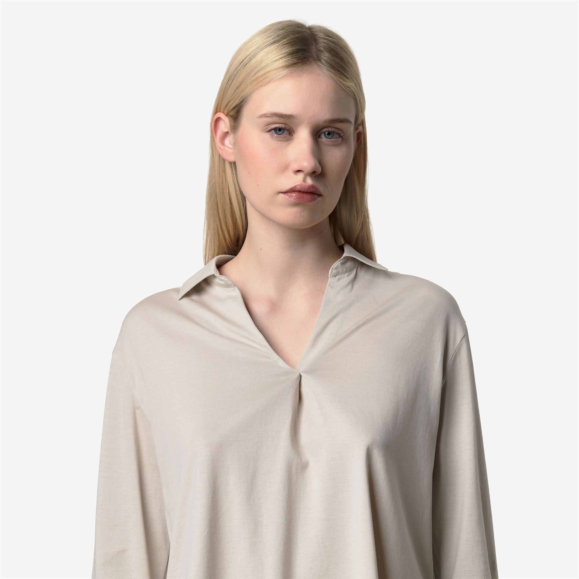Shirts_Woman_GRENERIE COTTON SILK_Classic_BEIGE LT - Commercial 7