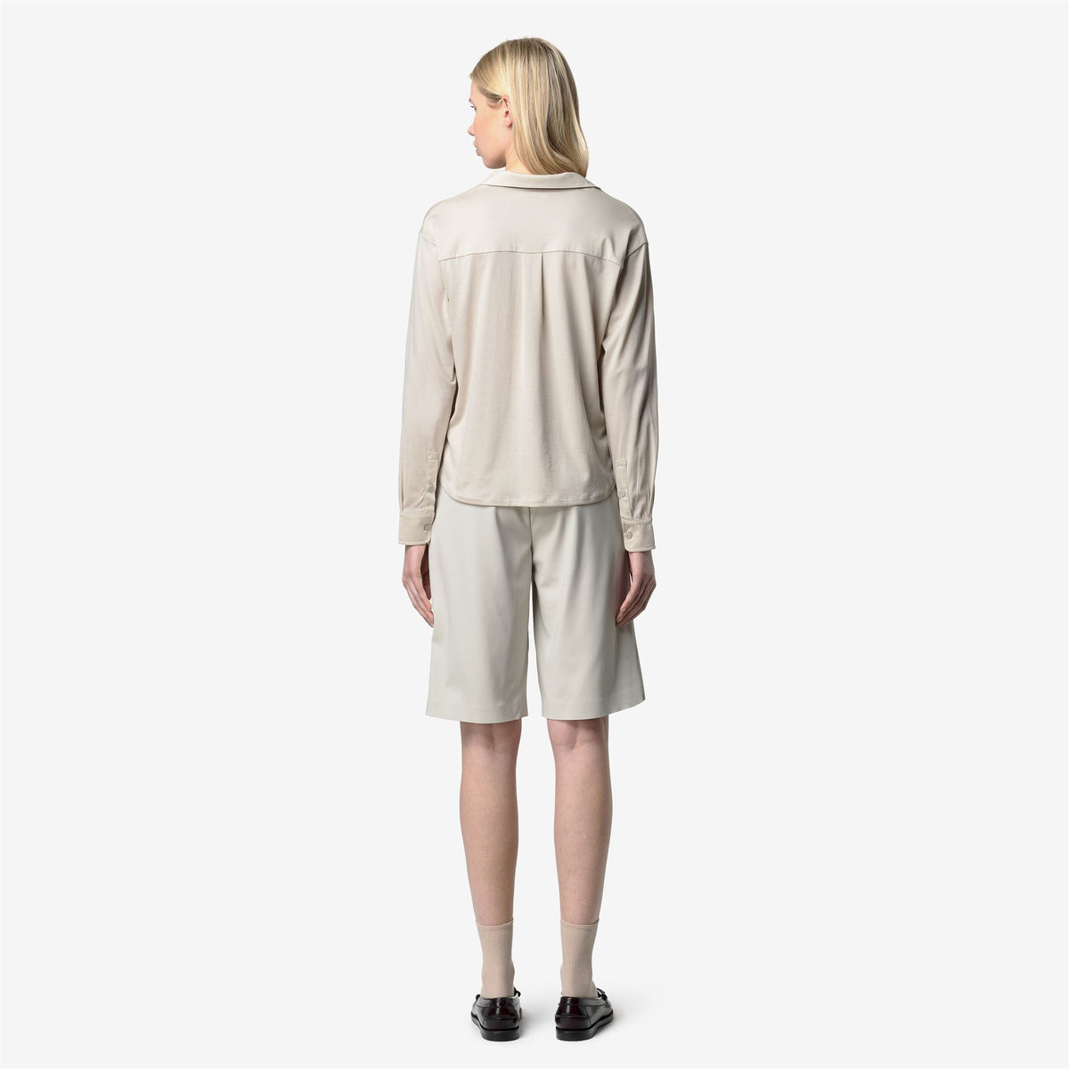 Shirts_Woman_GRENERIE COTTON SILK_Classic_BEIGE LT - Commercial 6