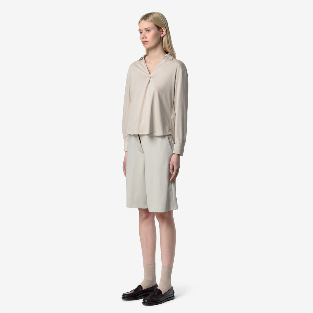Shirts_Woman_GRENERIE COTTON SILK_Classic_BEIGE LT - Commercial 5