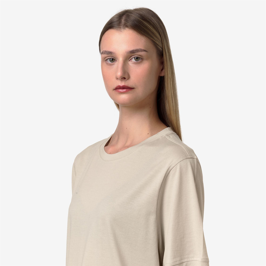 GABILLOU COTTON SILK - T-ShirtsTop - T-Shirt - Donna - BEIGE LT main
