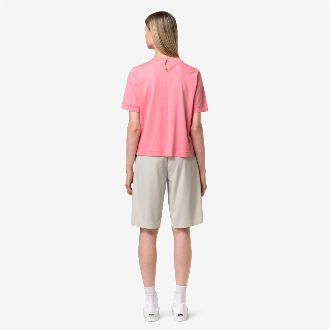 GABILLOU COTTON SILK - T-ShirtsTop - T-Shirt - Woman - PINK GERANIUM main