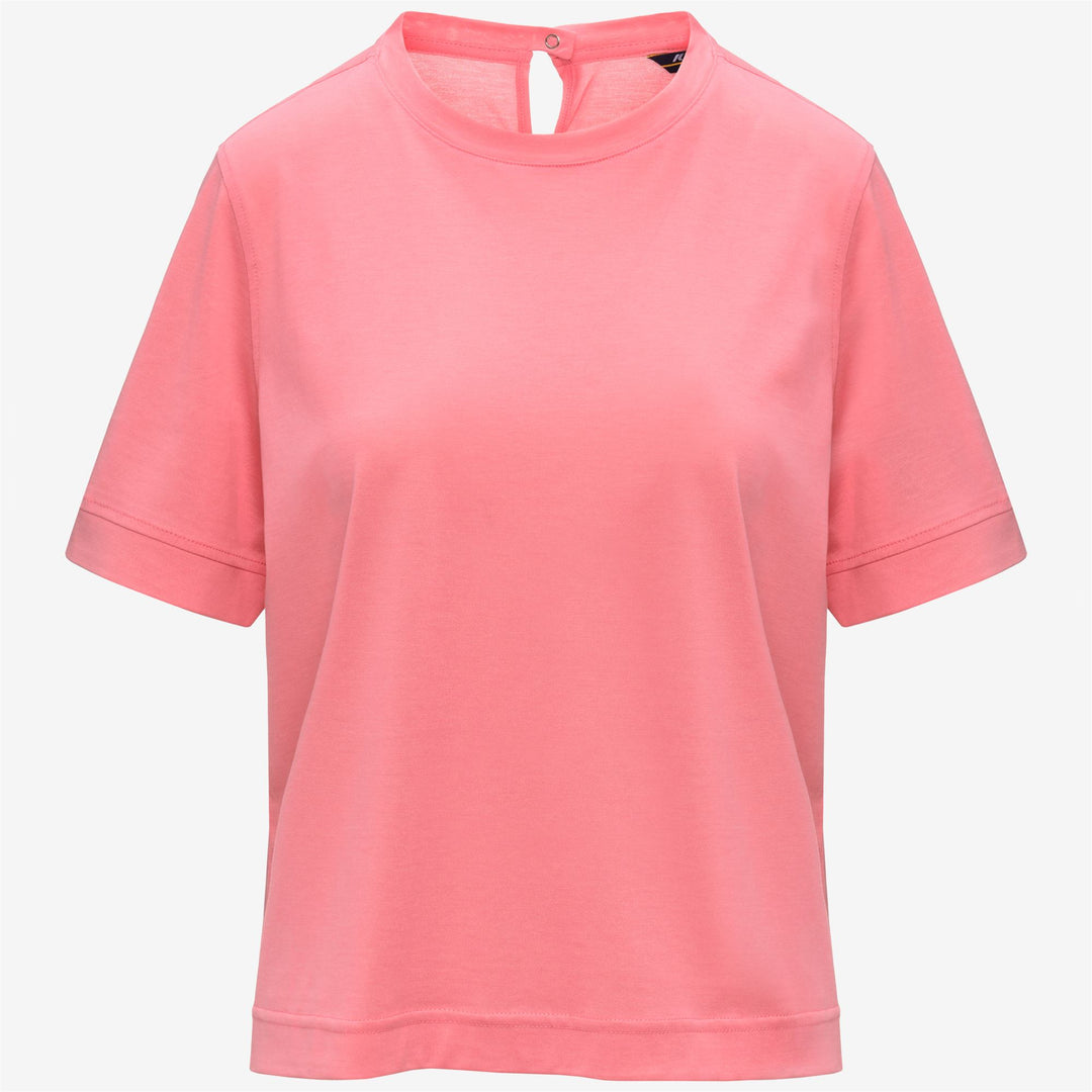 GABILLOU COTTON SILK - T-ShirtsTop - T-Shirt - Woman - PINK GERANIUM 01