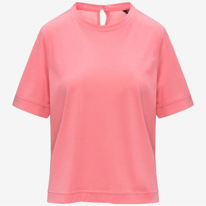 GABILLOU COTTON SILK - T-ShirtsTop - T-Shirt - Woman - PINK GERANIUM 1