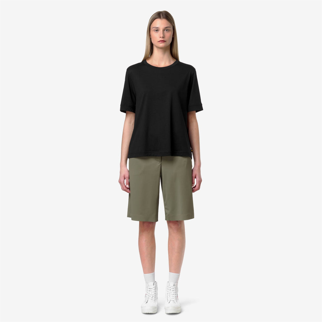 T-Shirts & Top_Woman_GABILLOU COTTON SILK_T-Shirt_Black Pure - Black Pure - Commercial 4