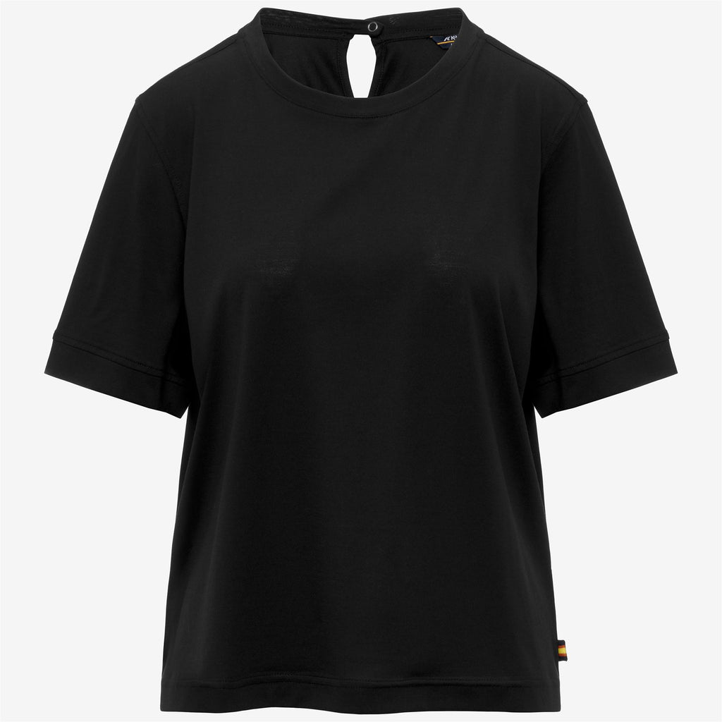 T-Shirts & Top_Woman_GABILLOU COTTON SILK_T-Shirt_Black Pure - Black Pure - Commercial 1