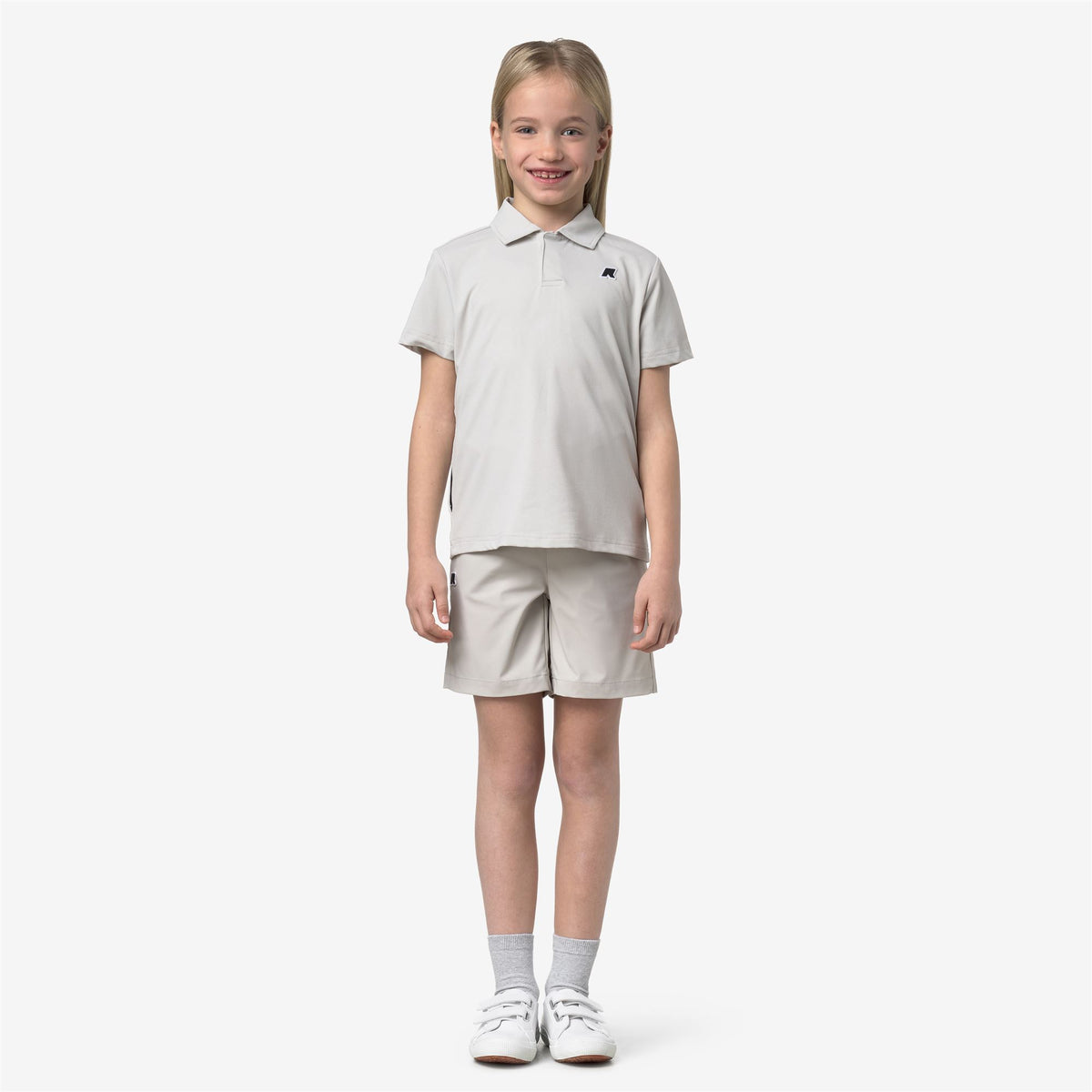 Shorts_Kid unisex_P. NESILIER TRAVEL_Sport Shorts_BEIGE LT - Commercial 4