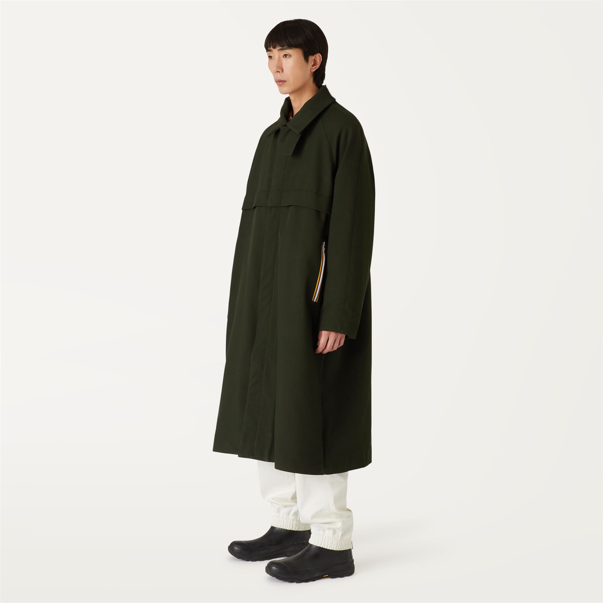 Jackets_Man_LODEL WOOL COVER_Long_Green Duffel - Commercial 5