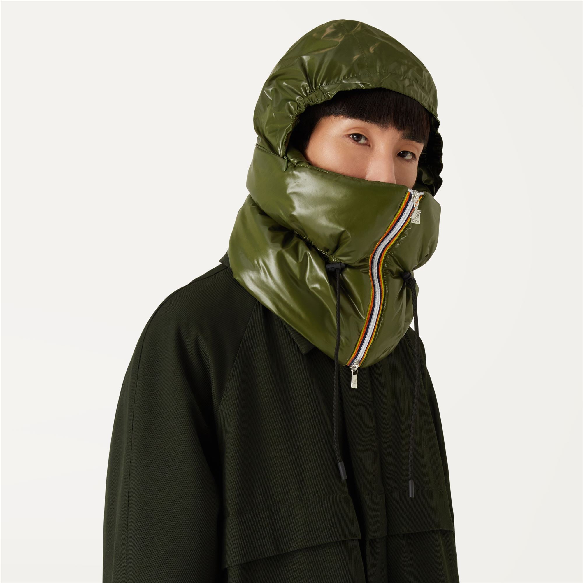 Jackets_Man_LODEL WOOL COVER_Long_Green Duffel - Commercial 7