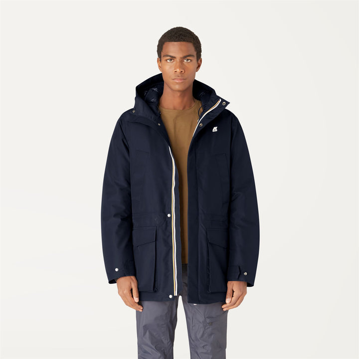 Blue Depth Men's Insulated Mid-Length Winter Parka 3