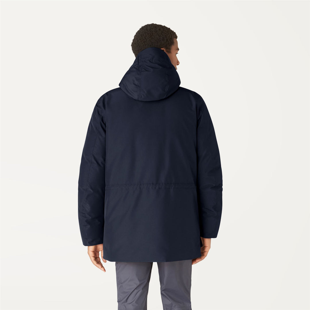 Blue Depth Men's Insulated Mid-Length Winter Parka main