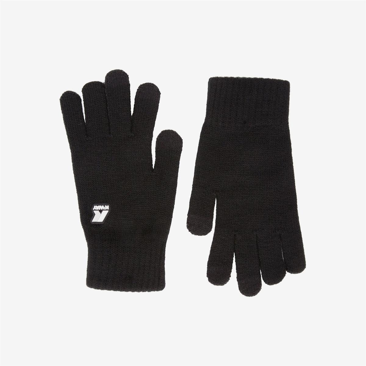 Gloves_Unisex_ALFRED CARDIGAN STITCH WOOL_Glove_Black Pure - Commercial 1