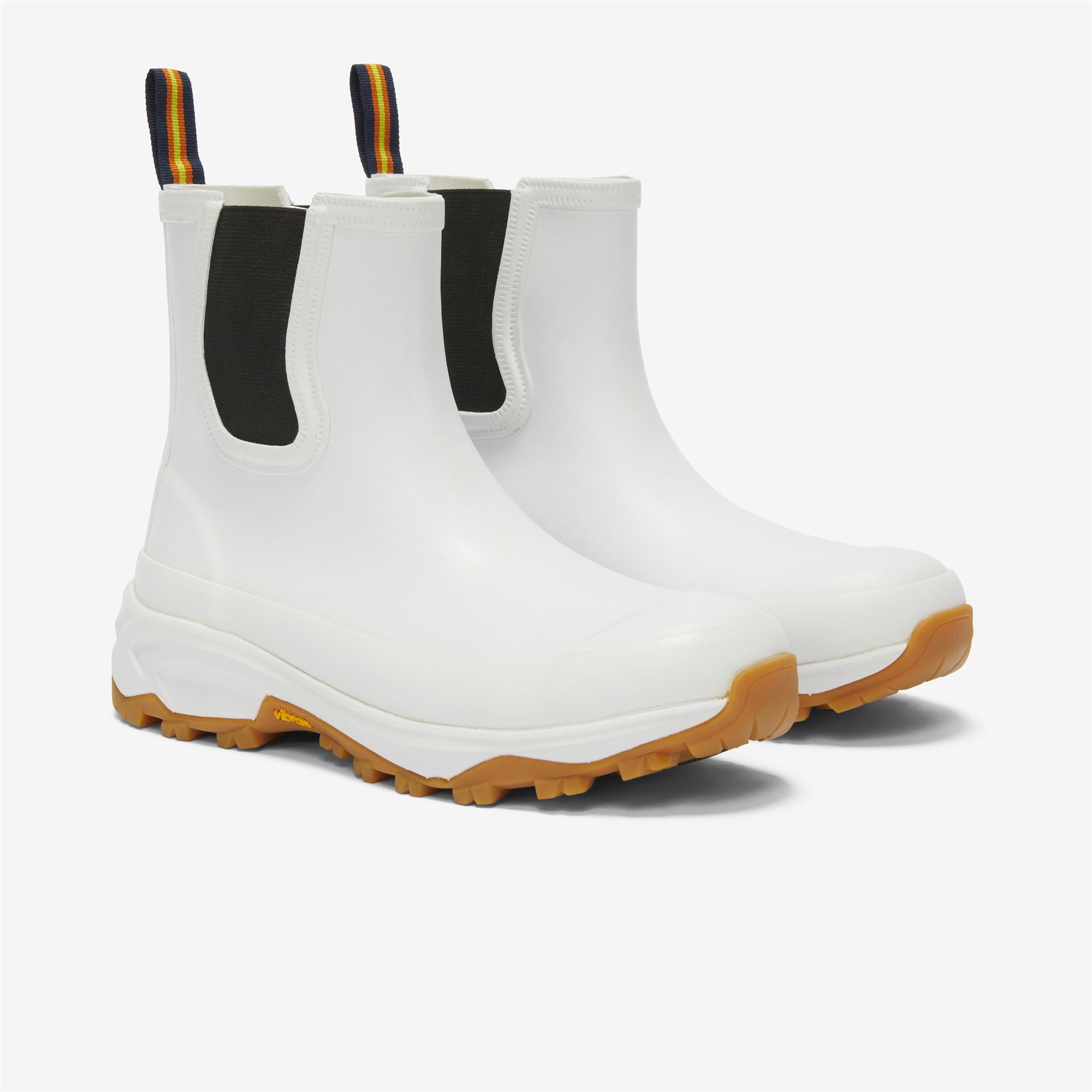 Rubber Boots_UNISEX_RAIMOND_Mid Cut_White Milk - Commercial 1