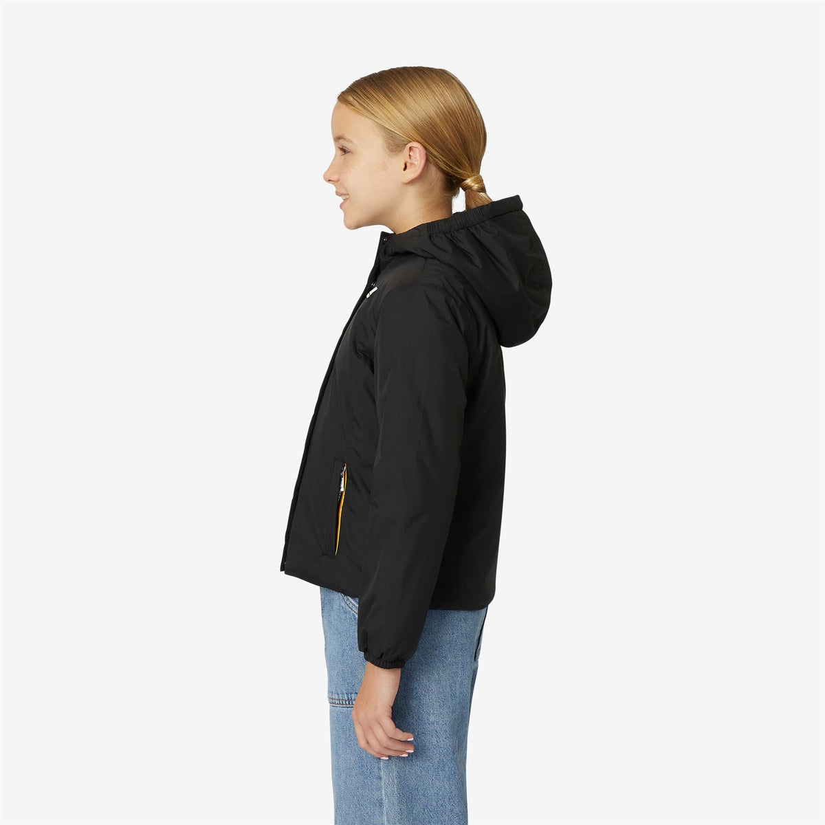 Jackets_Girl_P. LILY MICRO RIPSTOP MARMOTTA_Short_Black Pure - Blue Depth - Commercial 5