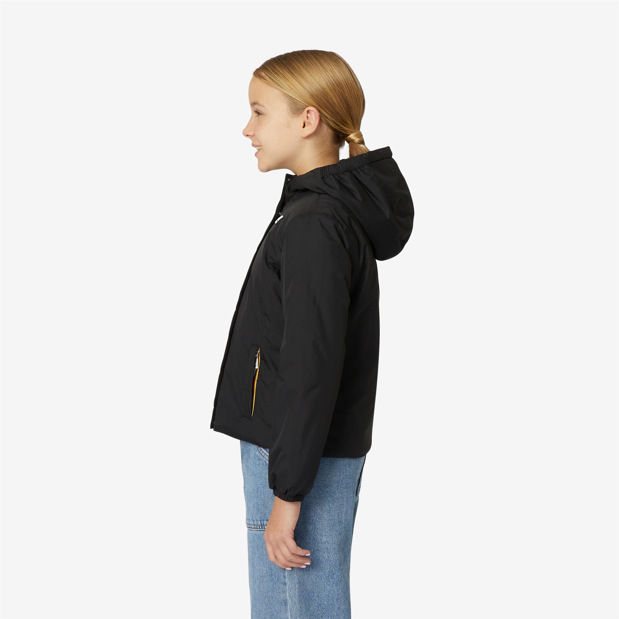 Jackets_Girl_P. LILY MICRO RIPSTOP MARMOTTA_Short_Black Pure - Blue Depth - Commercial 5