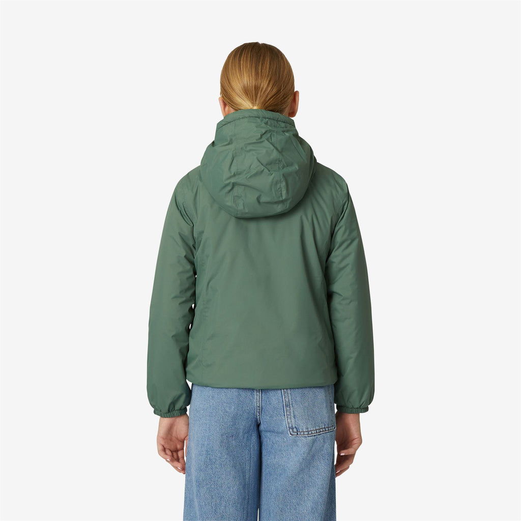 Jackets_Girl_P. LILY MICRO RIPSTOP MARMOTTA_Short_Green Laurel - Blue Depth - Commercial 6