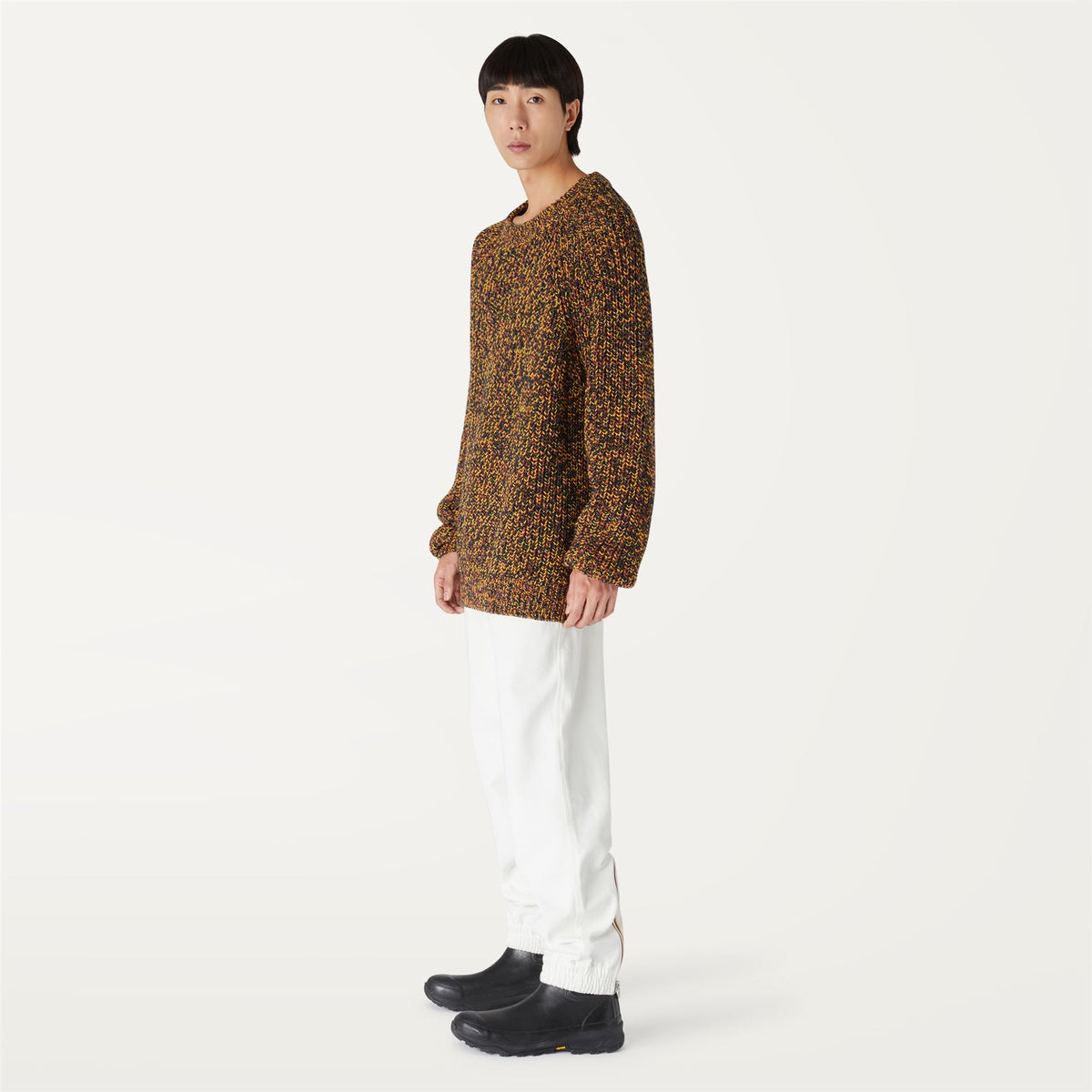 Knitwear_Man_RENUARD MAXI MOULINE_Pull Over_K-WAY MOULINE - Commercial 5