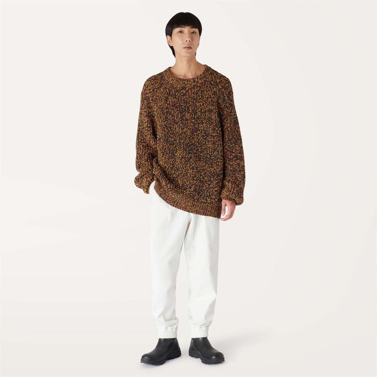 Knitwear_Man_RENUARD MAXI MOULINE_Pull Over_K-WAY MOULINE - Commercial 4